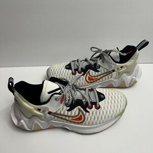 Nike Zoom Freak 3 Basketball Shoes White Multi Low Top Sneakers Size 8.5